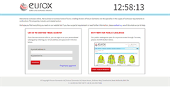 Desktop Screenshot of eurox.co.uk