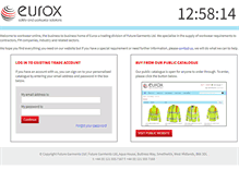 Tablet Screenshot of eurox.co.uk
